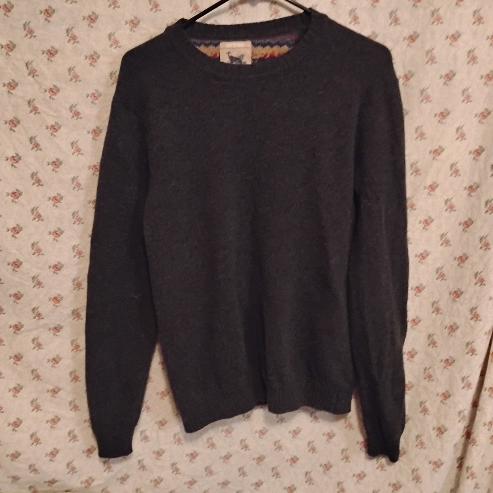 Classic Charcoal Crewneck Sweater